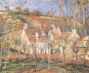 Camille Pissarro Red Roofs(Village Cornet,Impression of Winter) (mk09) china oil painting image